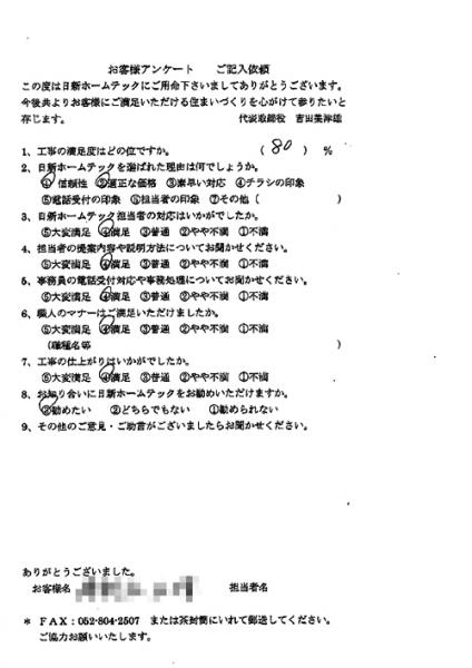 信頼性と適正価格で選びました